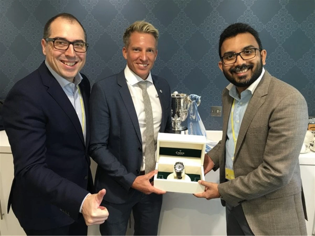 Qnet Unveils New Qnetcity Watches At The Etihad Stadium 5 QNET