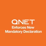 Orange background of QNET enforces new mandatory declaration