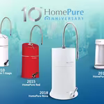 Displaying the full spectrum of HomePure products in commemoration of HomePure's 10th anniversary.