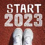 Feet at the starting line 2023