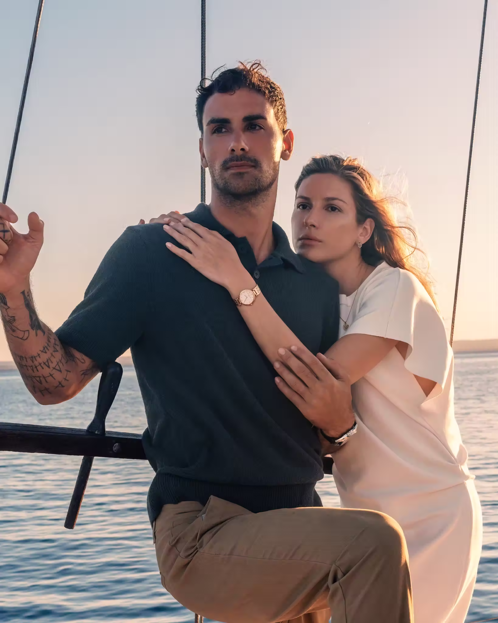 Love To Love: A Guide To The Perfect Gift For Your Valentine 2 Couple enjoying a QNET Valentine on a yacht with the Bernhard H. Mayer Lurve Watch