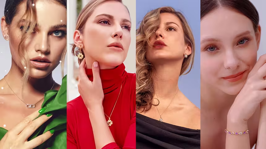 Collage of QNET Jewellery by Bernhard H. Mayer for a Holiday Gift Guide