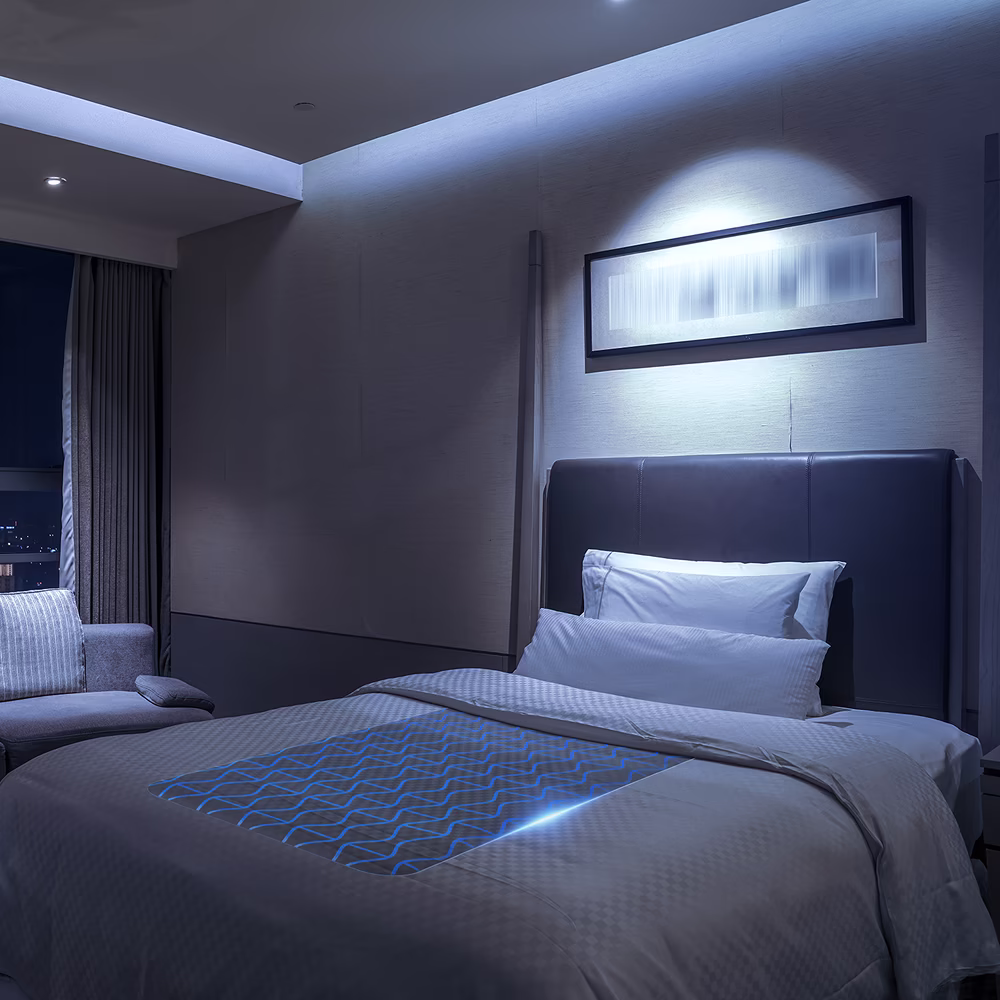 Amezcua Gx-1: A Grounding Mat System That Works Without Electricity 2 Amezcua GX-1 on the bed