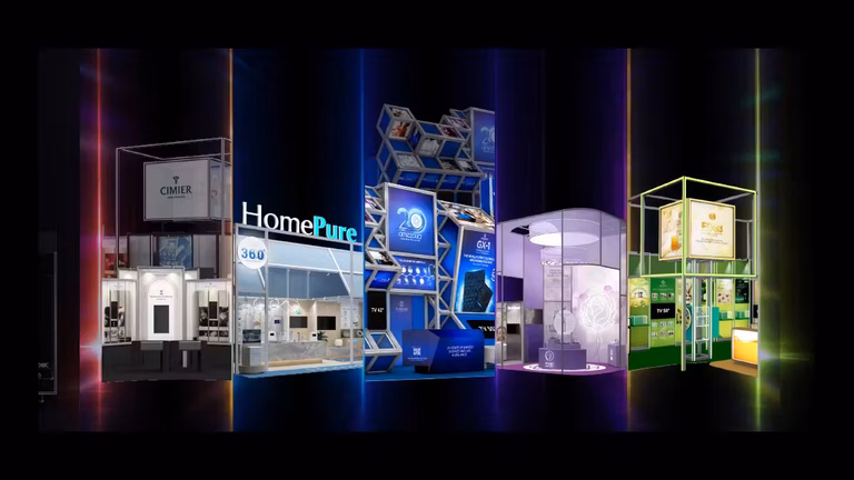 Sustainable exhibition design at V-Convention